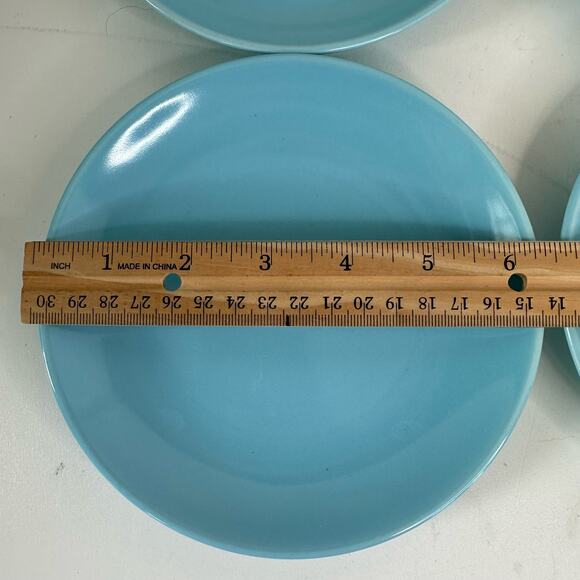 Vintage Salem, North Star, Atomic Starburst, 1 luncheon plate and 8 saucers - Picture 13 of 15